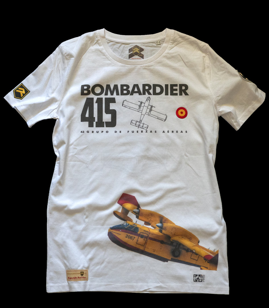 Camiseta PREMIUM BOMBARDIER 415 Ed. Limitada Ismael Jordá.
