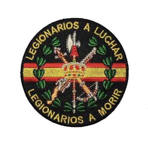 Legionarios embroidered iron back patch
