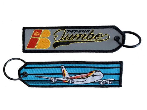 747-200 Jumbo IBERIA Key Chain Ismael Jorda