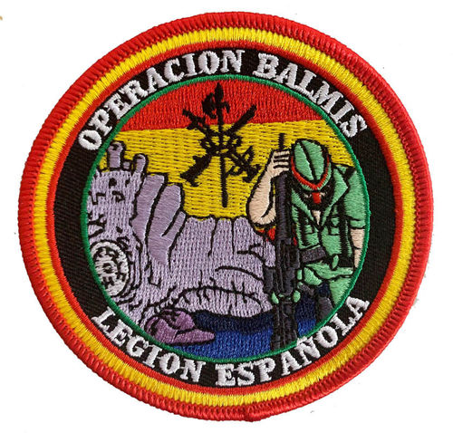 Parche bordado Legión Española Operación BALMIS
