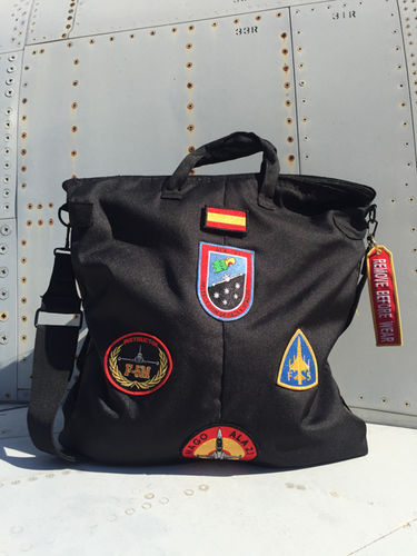 Black 23 rd Wing pilot bag