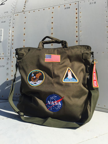 Olive Astronaut flight bag