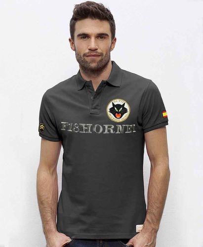 Outlet Polo Outlet Polo L grey vintage F/A-18 Hornet Ala 12