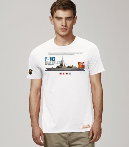 Outlet Camiseta Fragata Blas de Lezo Blanca XL  PREMIUM