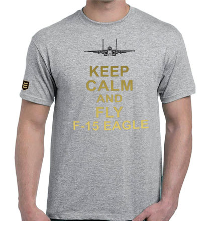 KEEP CALM F-15 T-shirt