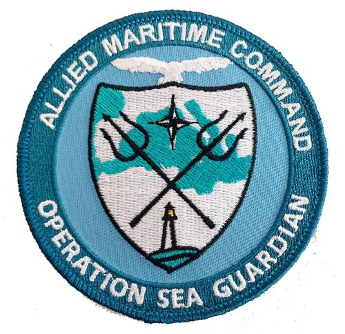 Parche Bordado Operation Sea Guardian 801 Sqn