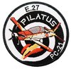 embroidered patch PILATUS PC-21