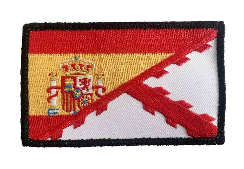 embroidered patch Spain Cruz de Borgoña