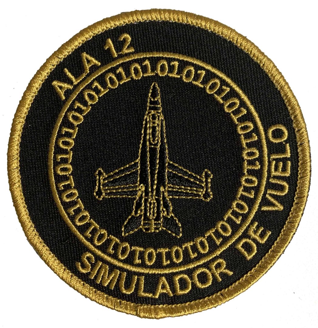 embroidered patch Simulator 12th wing