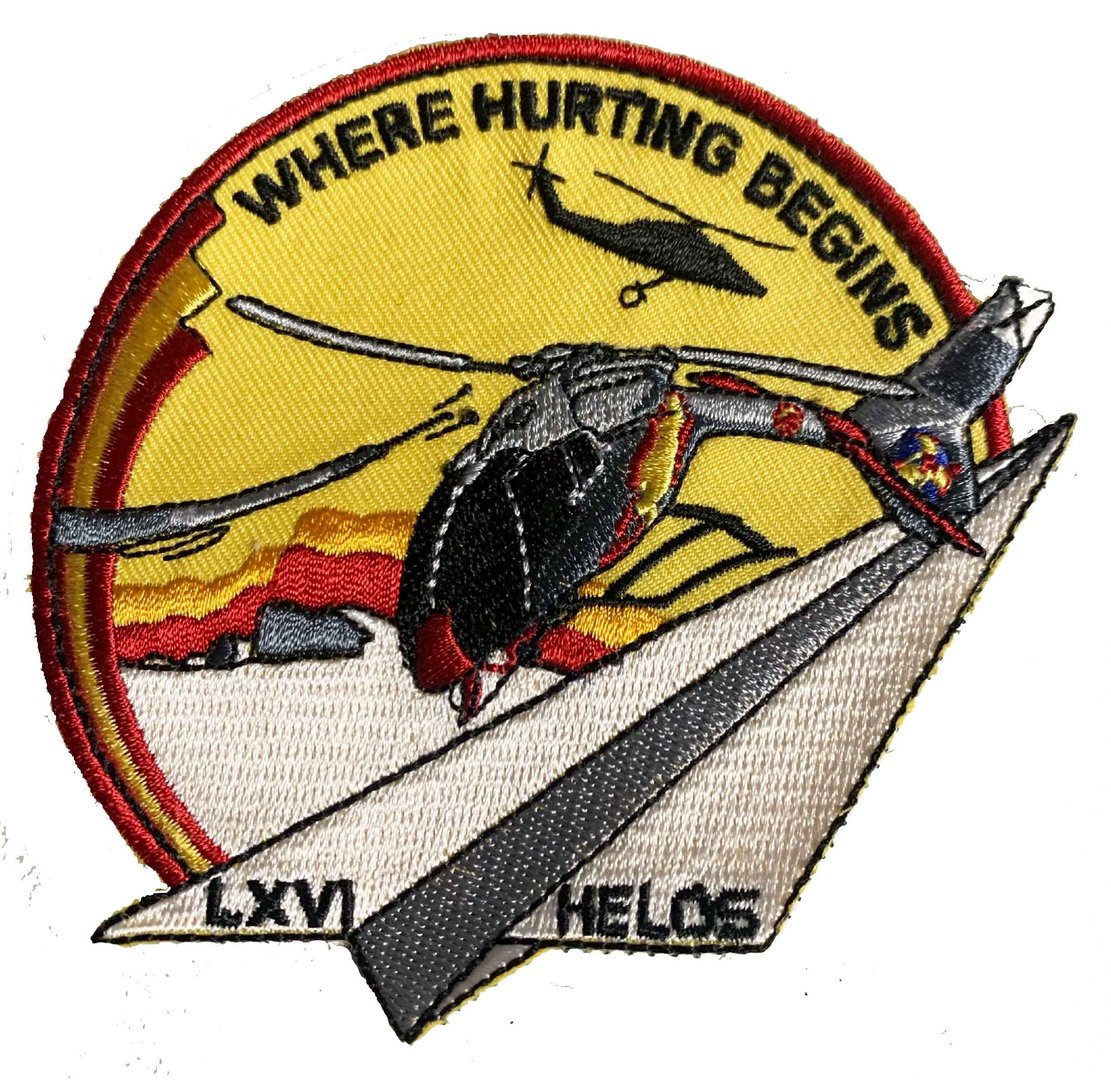 embroidered patch LXVI HELOS
