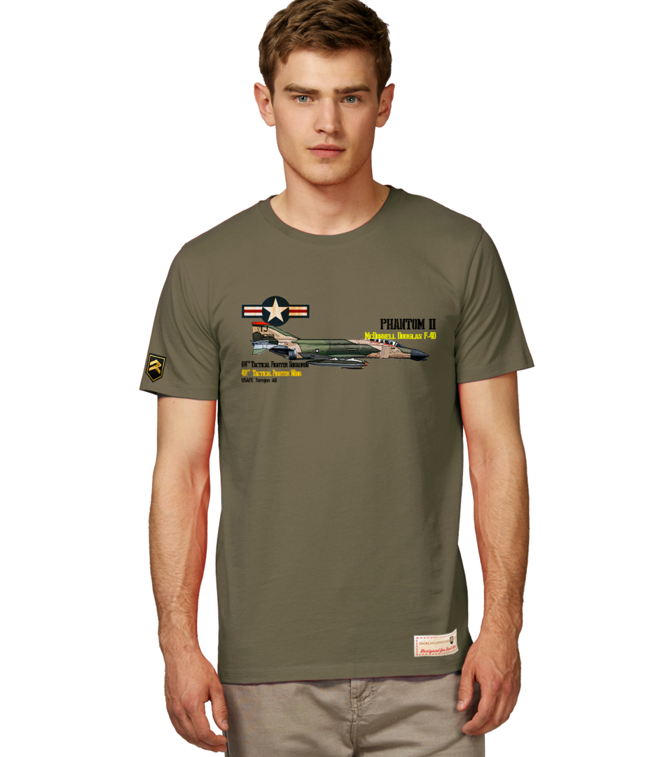 Camiseta performance Phantom II. B.A. Torrejón 614 SQD USAFE