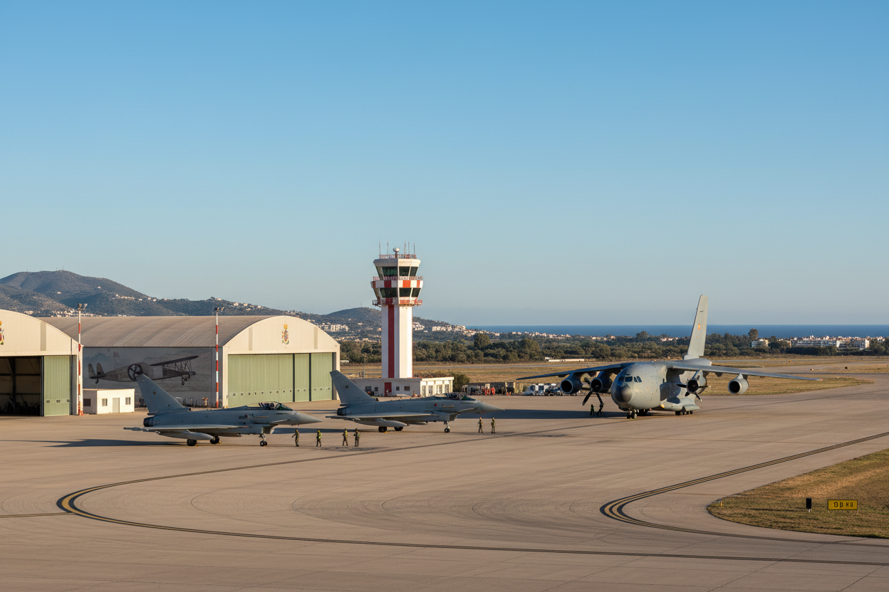 Merchandising oficial Base Aérea Málaga - Parches, camisetas y productos Ejército del Aire