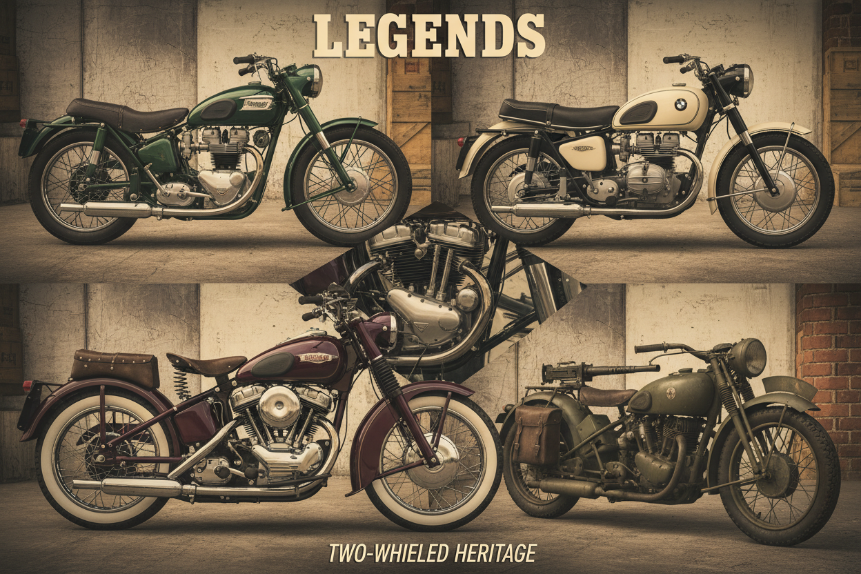 Camisetas y tazas de motos militares y clásicas - Merchandising motero premium