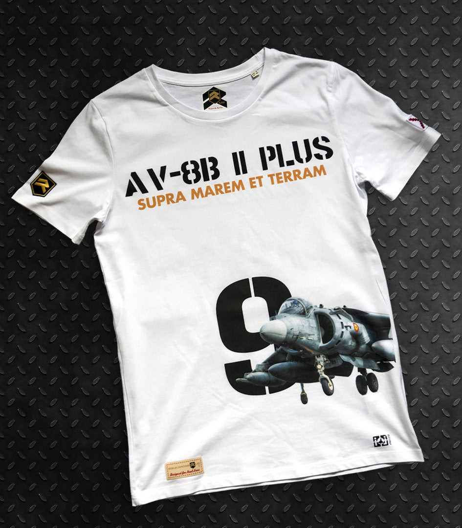 Camiseta PREMIUM HARRIER AV-8B II PLUS Ed. Limitada Ismael Jordá.