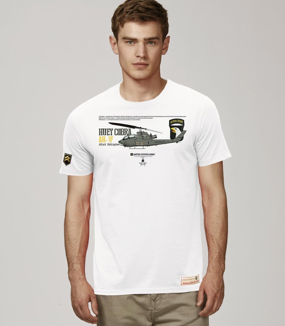 Camiseta AH-1F HUEY COBRA ARMY Premium.