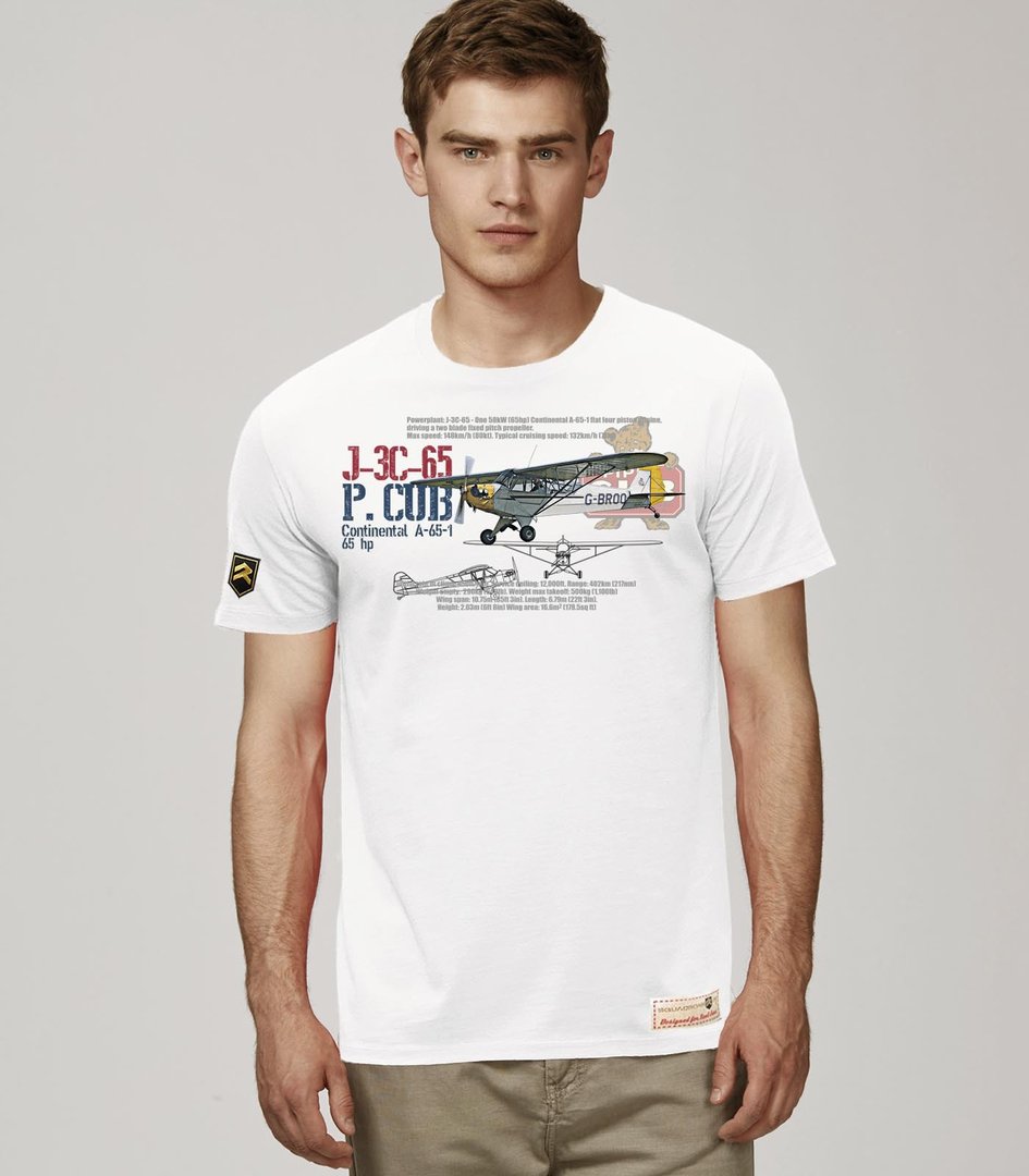 Camiseta Piper Cub J-3C-65 PREMIUM