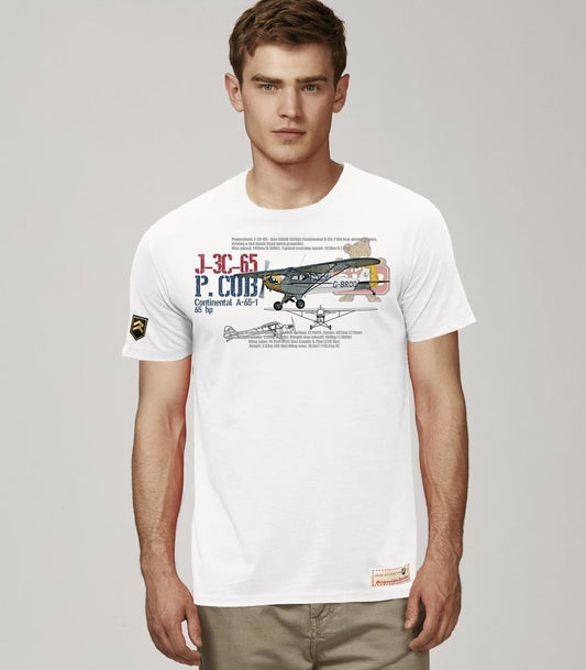 Camiseta Piper Cub J-3C-65 PREMIUM