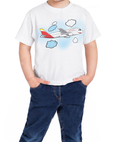 Camiseta infantil IBERIA