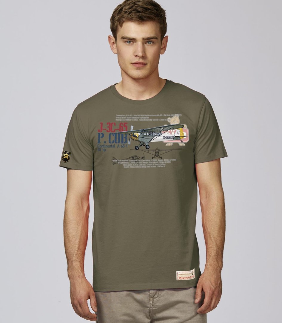 Camiseta Piper Cub J-3C-65 PREMIUM