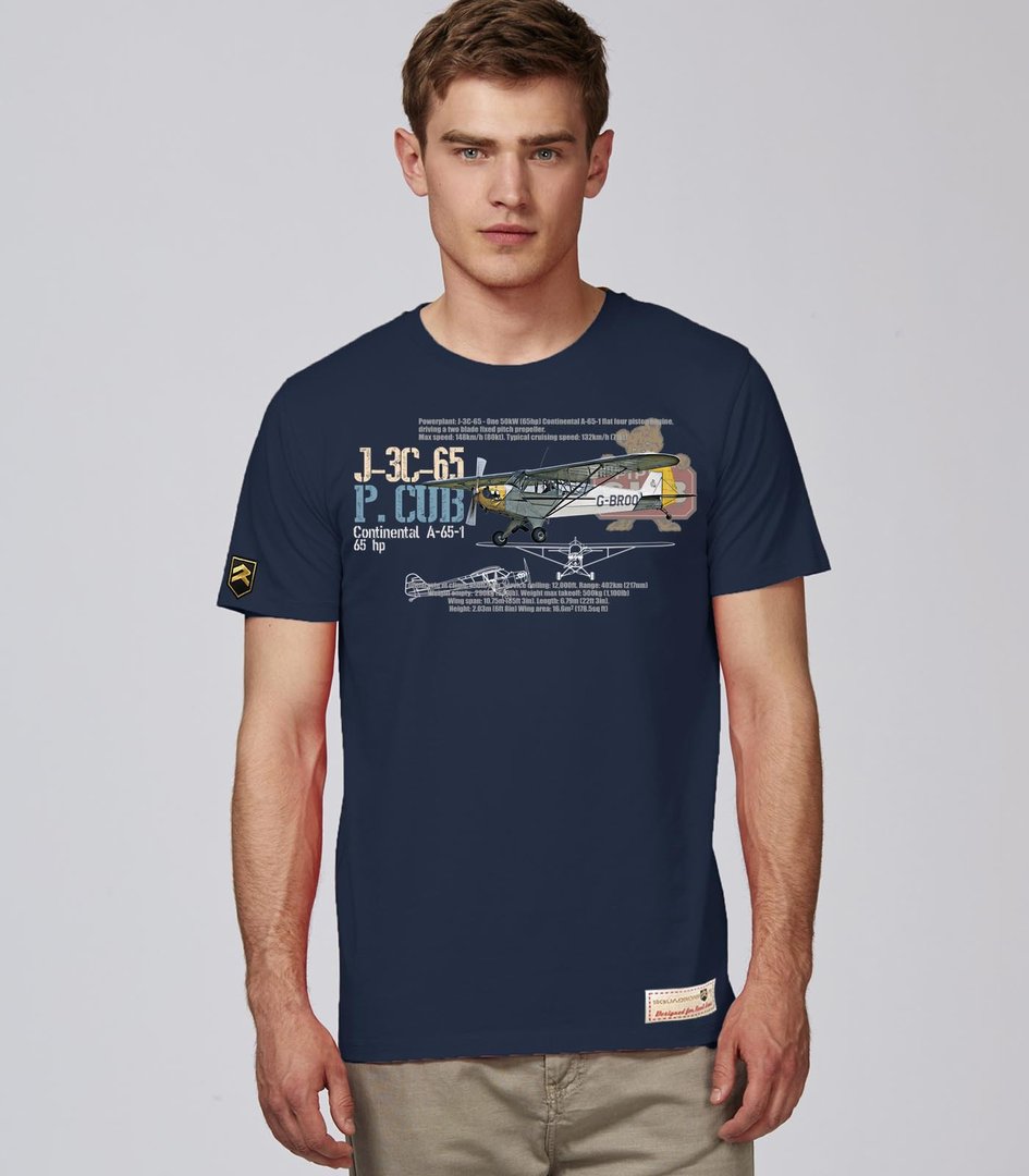 Camiseta Piper Cub J-3C-65 PREMIUM