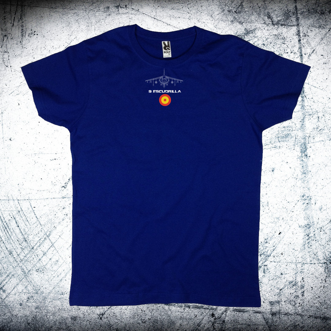 Camiseta 9 Escuadrilla Diseño Trasera Escarapela