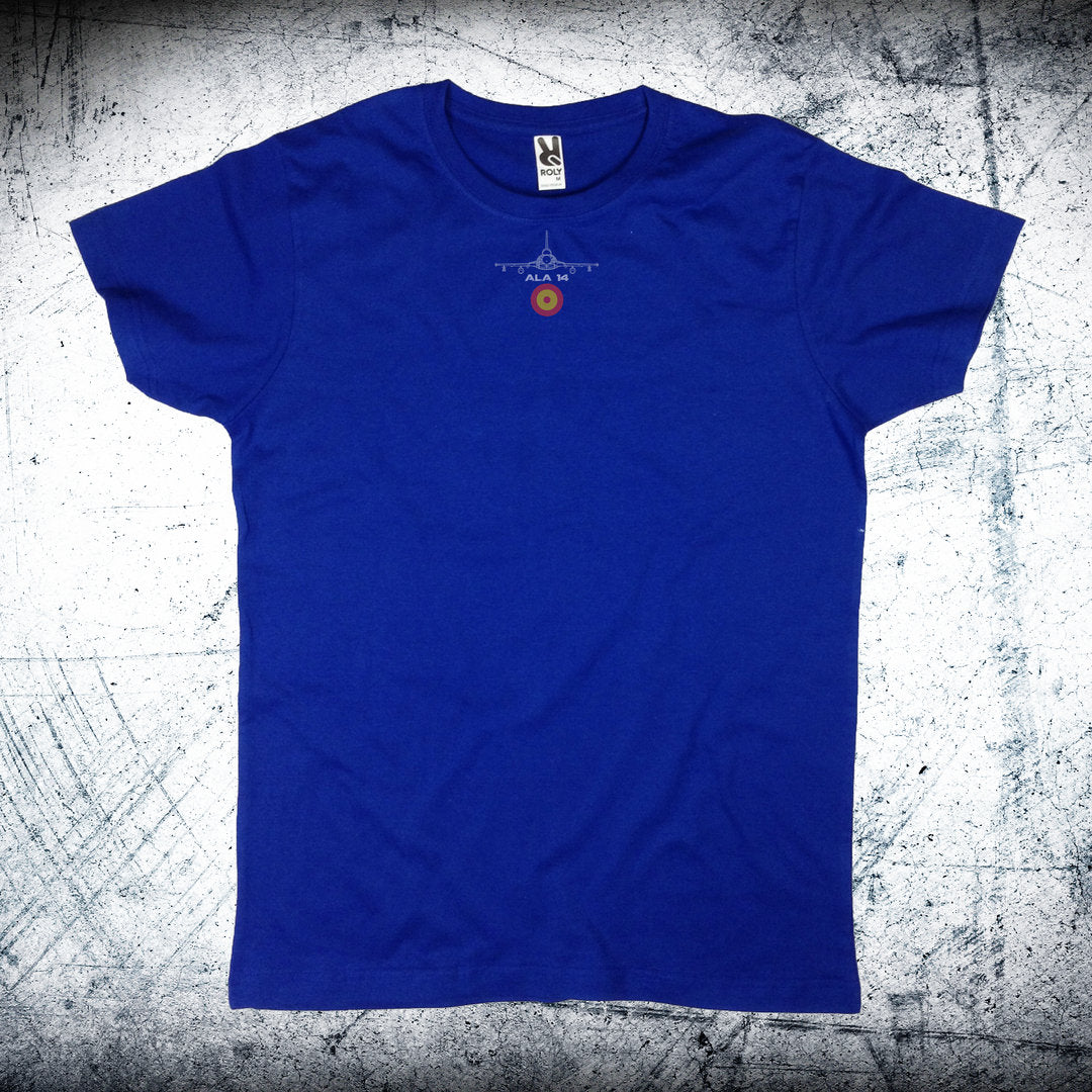 Camiseta Ala 14 con escarapela y avión.