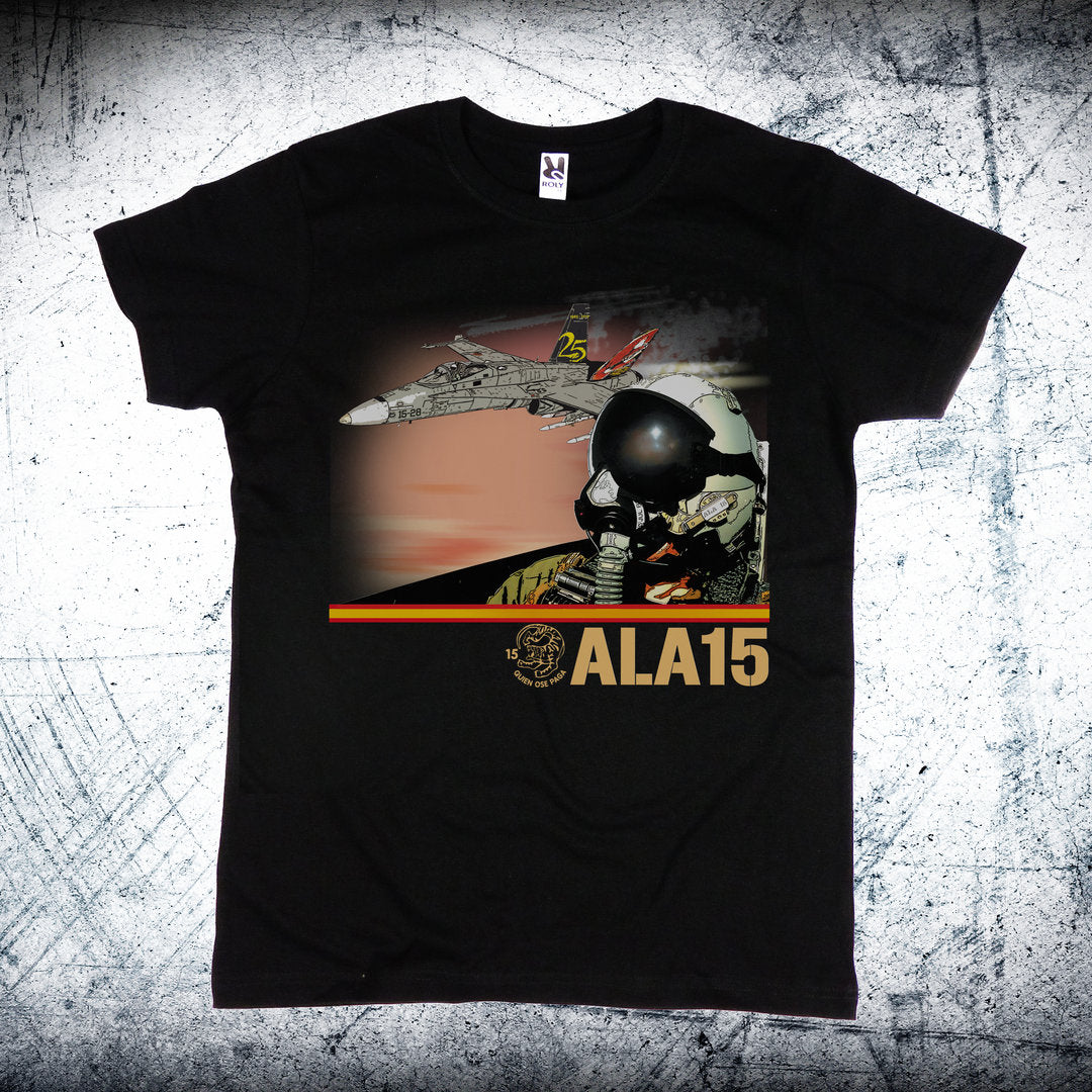 Camiseta Ala 15 Casco Piloto