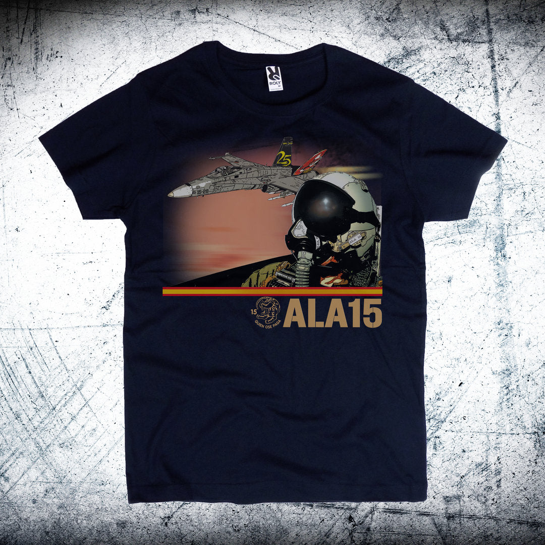 Camiseta Ala 15 Casco Piloto