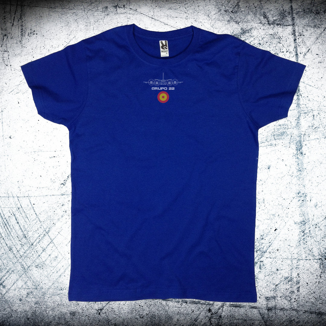 Camiseta Grupo 22 con escarapela y avión (PERSONALÍZALA GRATIS)