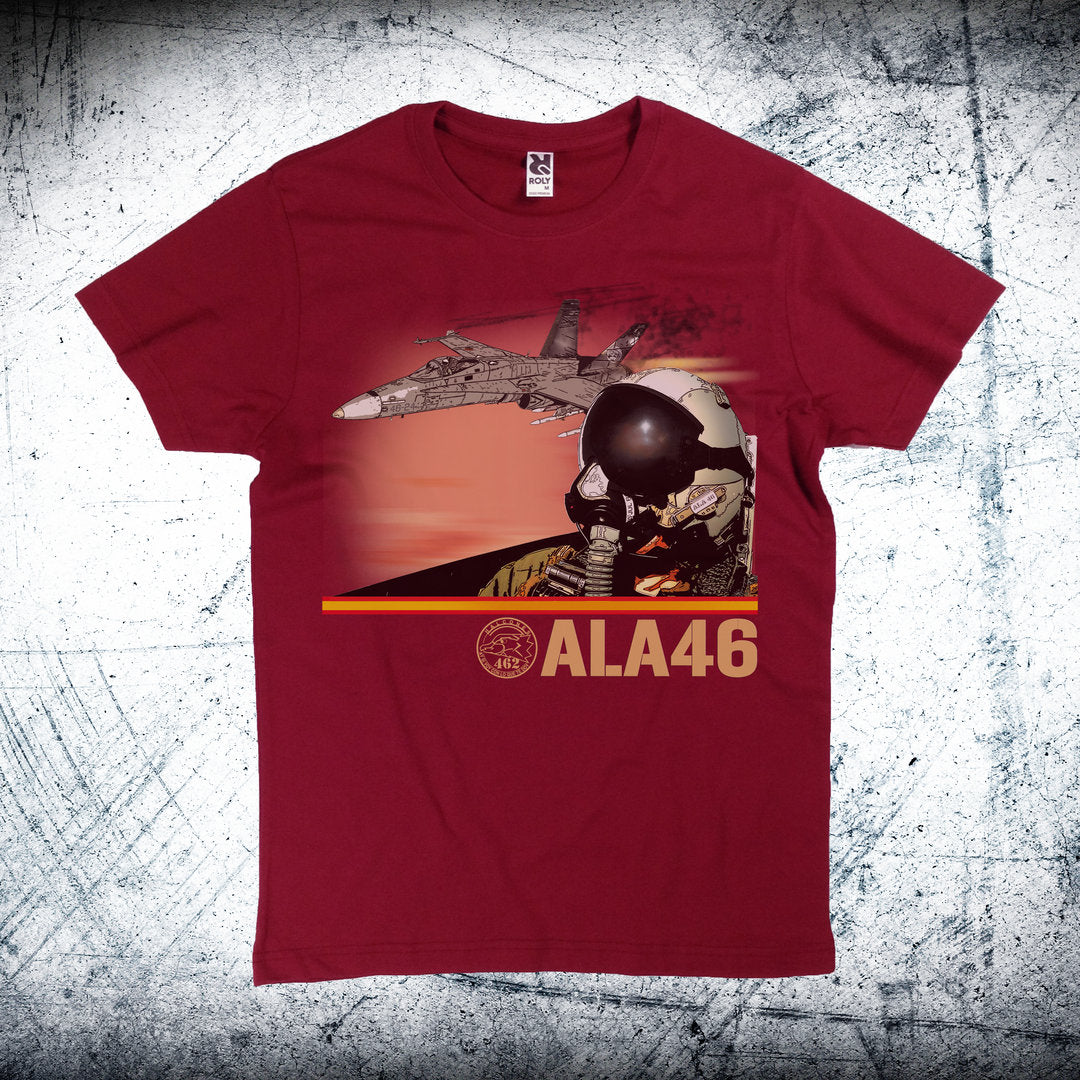 Camiseta Ala 46 Casco Piloto