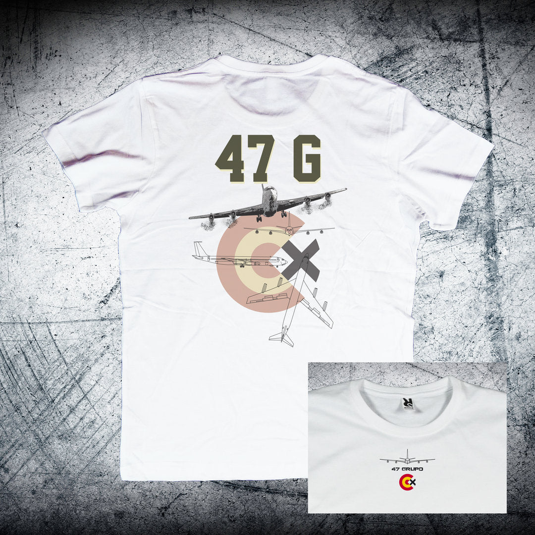 Camiseta 47 Grupo con Escarapela Trasera  B-707