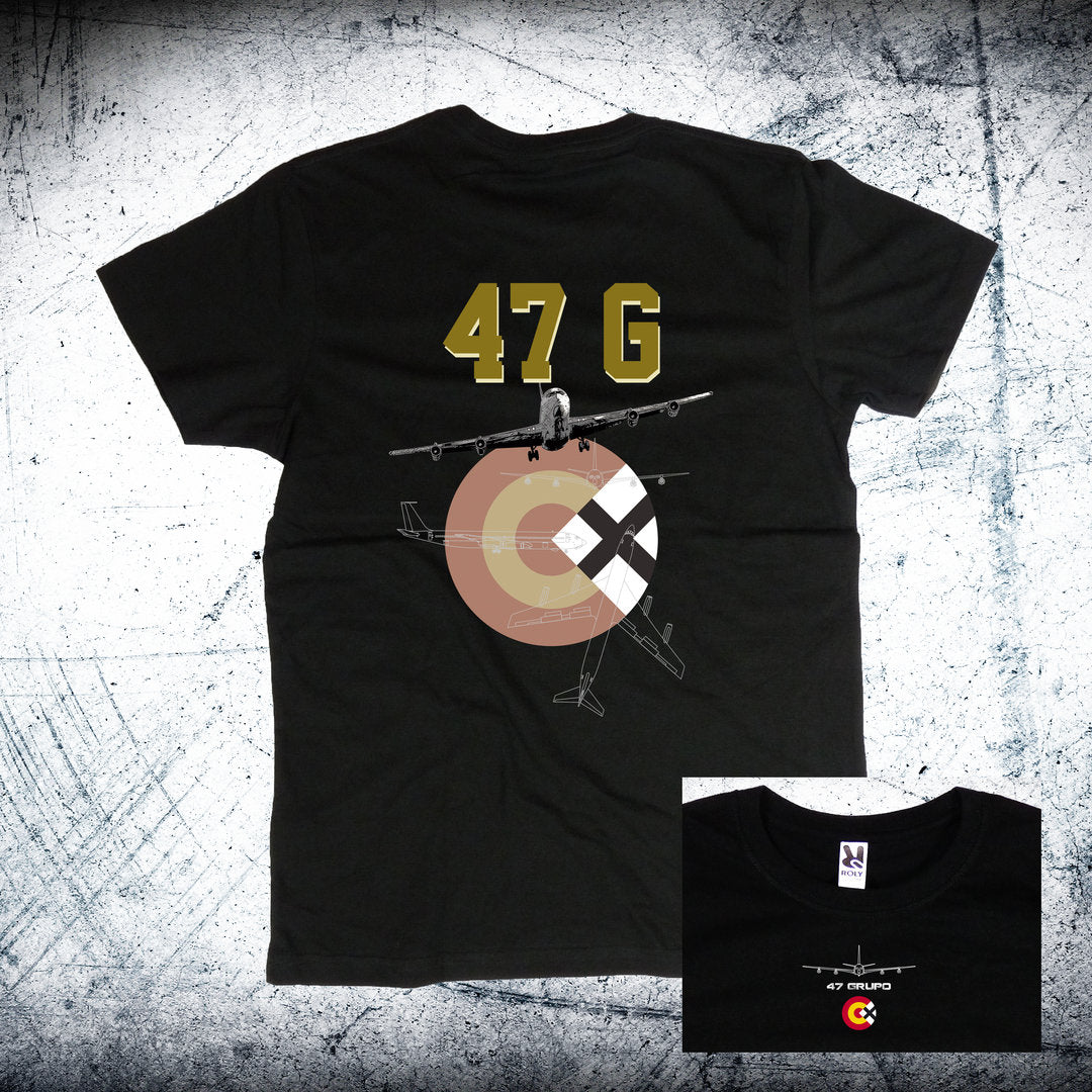 Camiseta 47 Grupo con Escarapela Trasera  B-707