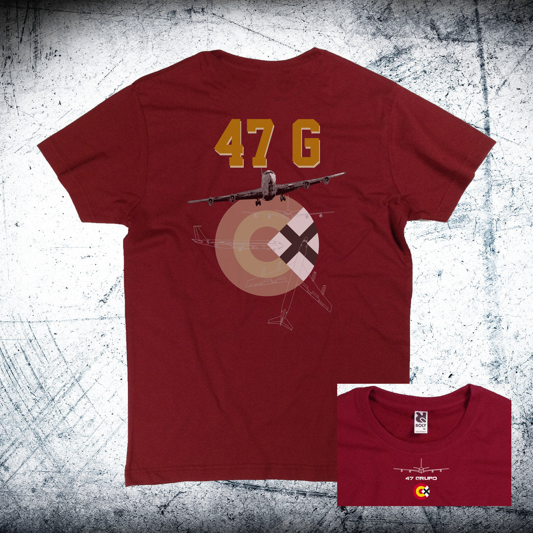 Camiseta 47 Grupo con Escarapela Trasera  B-707