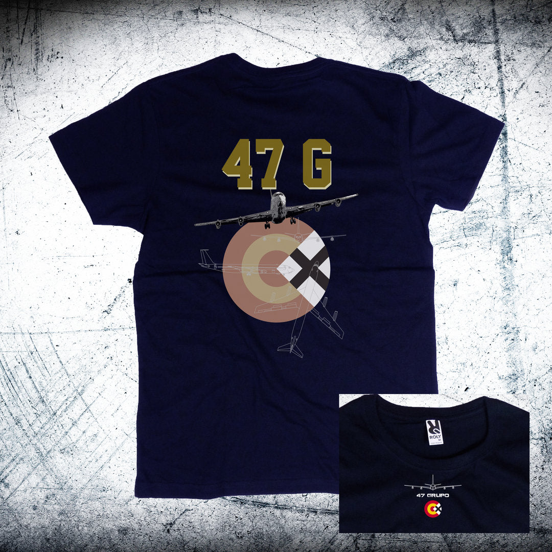 Camiseta 47 Grupo con Escarapela Trasera  B-707