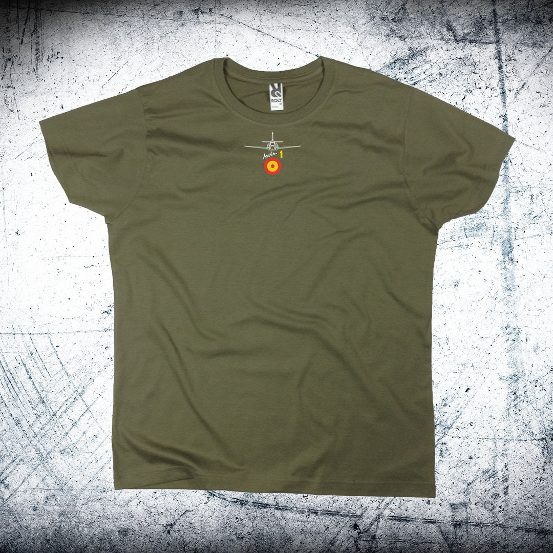 Camiseta militar Patrulla Aguila Escarapela y avíon (PERSONALÍZALA GRATIS).