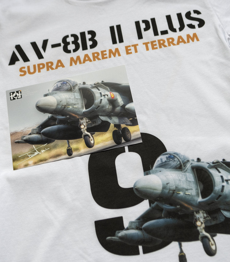 Camiseta PREMIUM HARRIER AV-8B II PLUS Ed. Limitada Ismael Jordá.