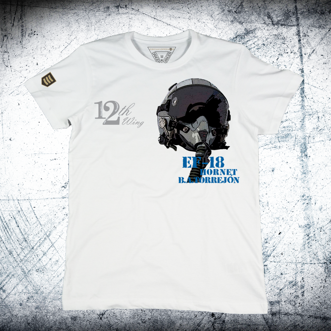 Camiseta militar 12th Wing casco ALA 12
