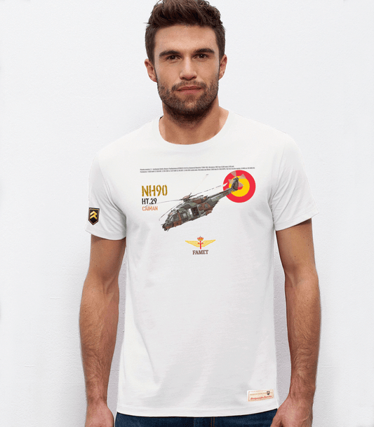 Camiseta Militar Helicóptero NH-90 FAMET