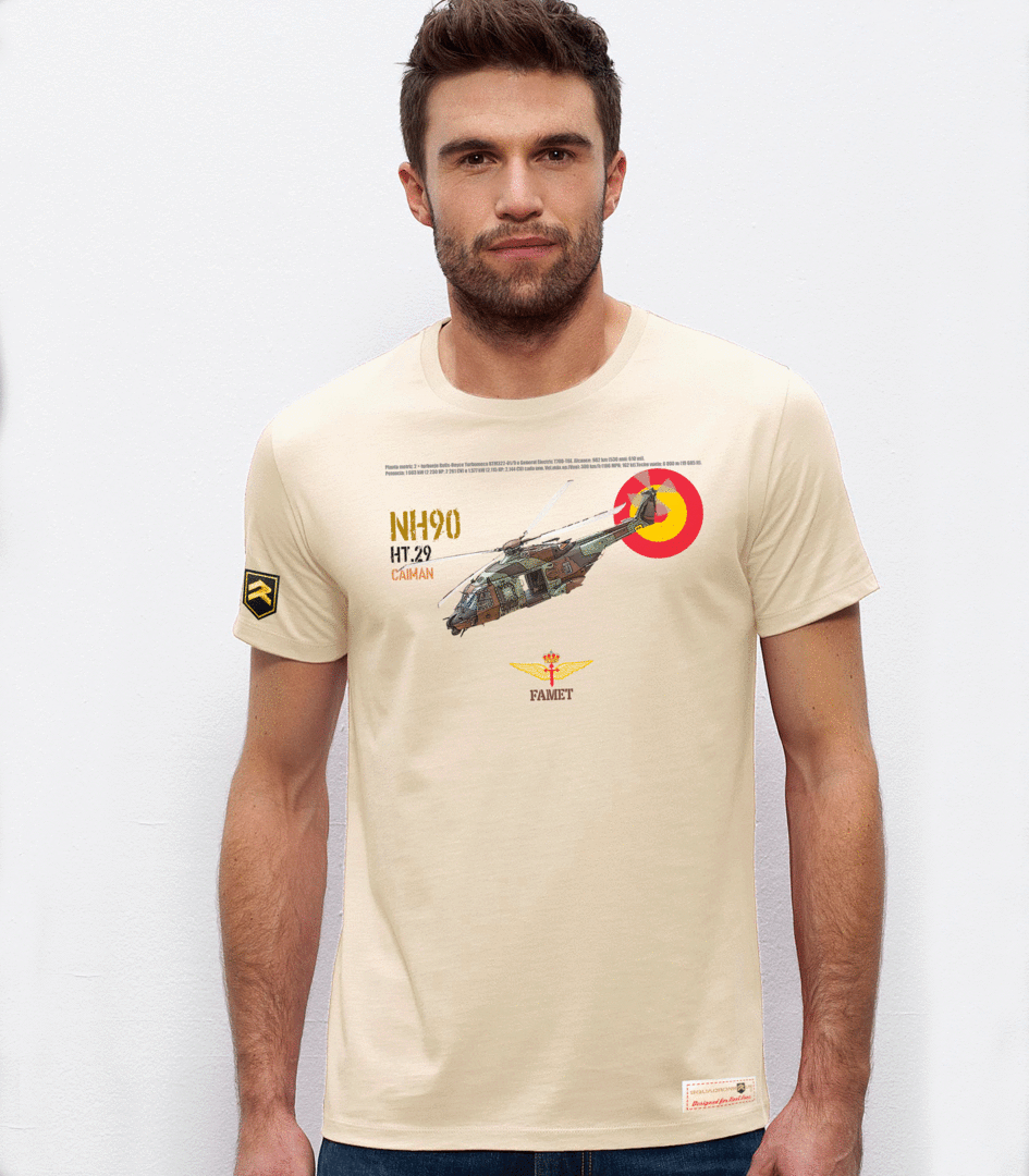 Camiseta Militar Helicóptero NH-90 FAMET