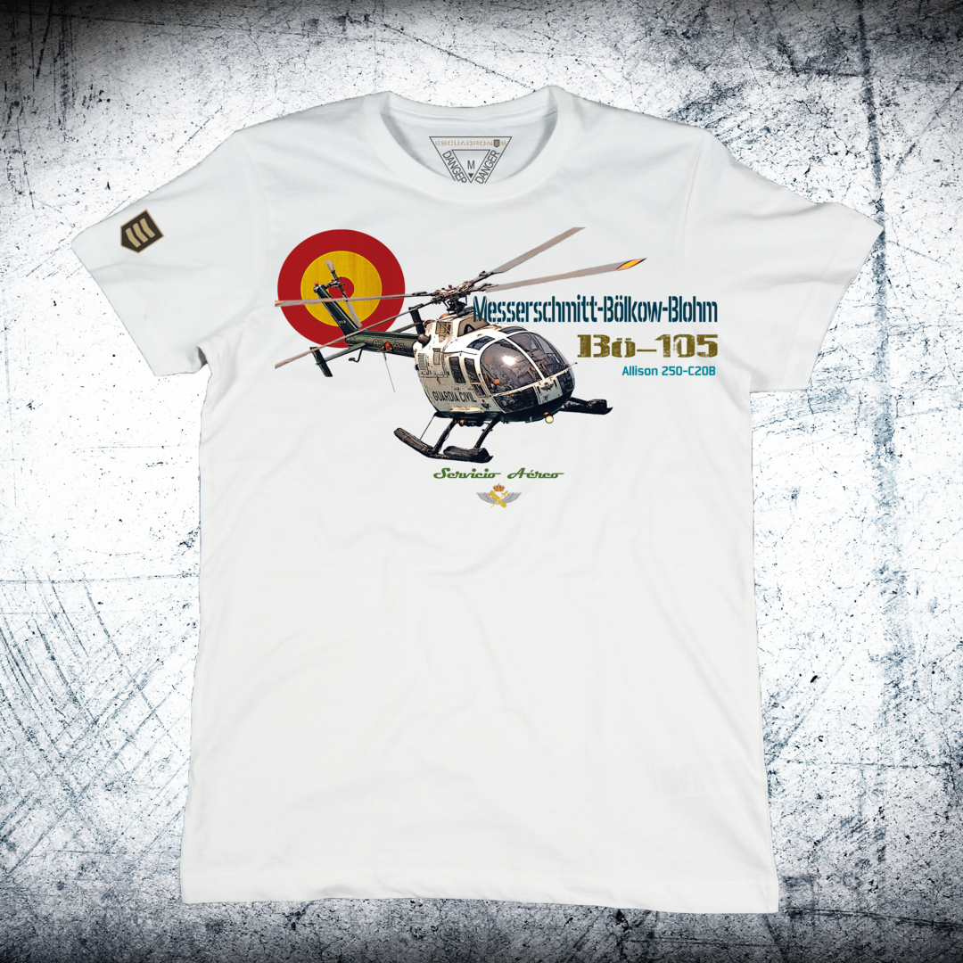 Camiseta Helicóptero Guardia Civil Bö-105