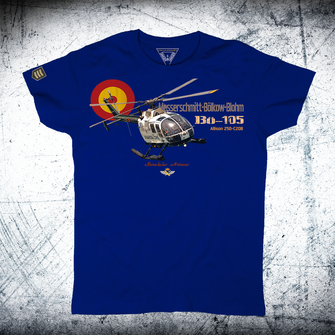 Camiseta Helicóptero Guardia Civil Bö-105