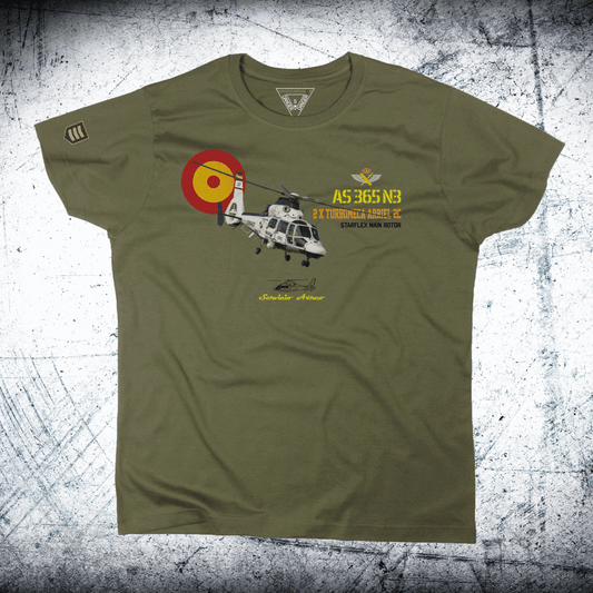 Camiseta militar helicóptero Dauphin AS 365 G.C.