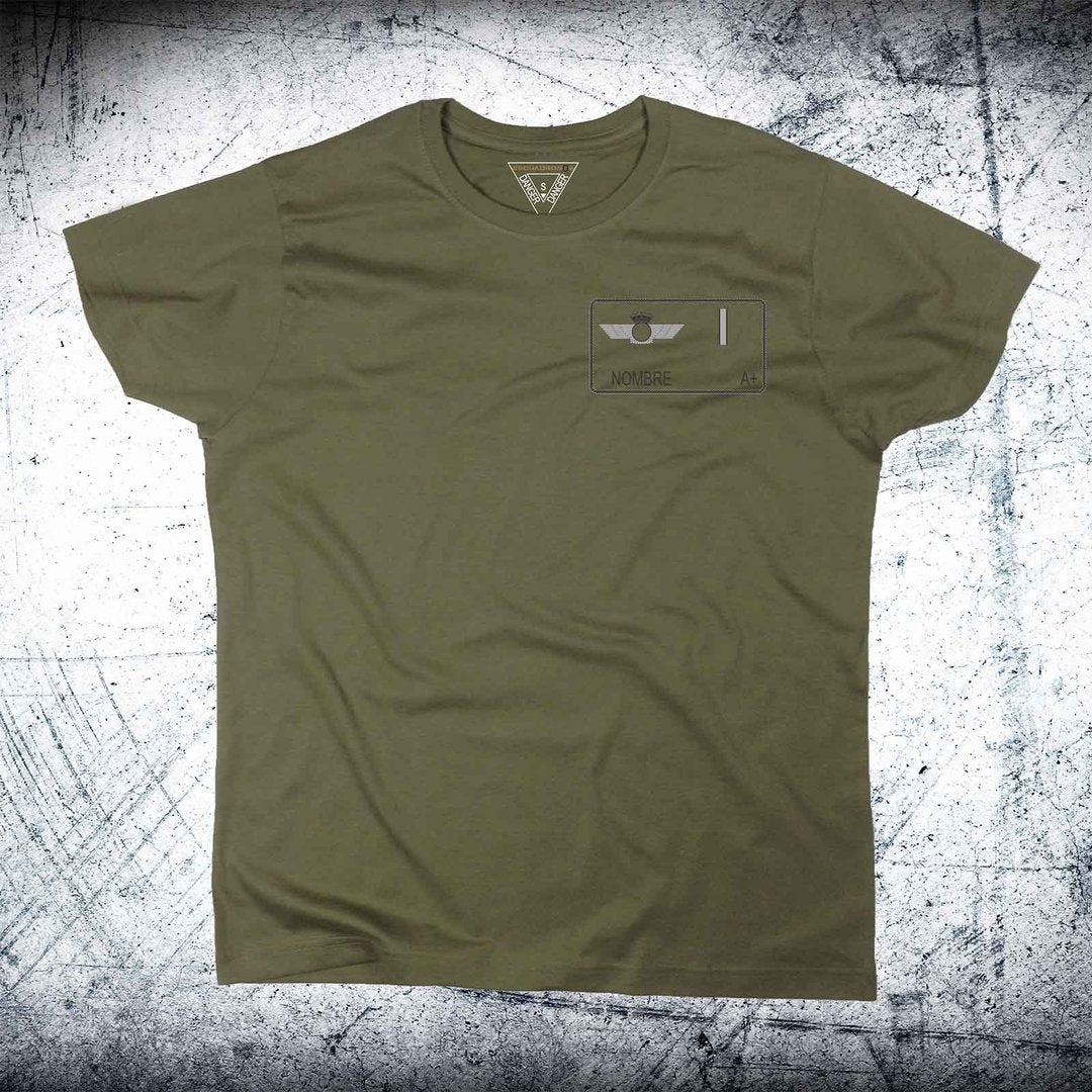 Camiseta militar E.A. árida.