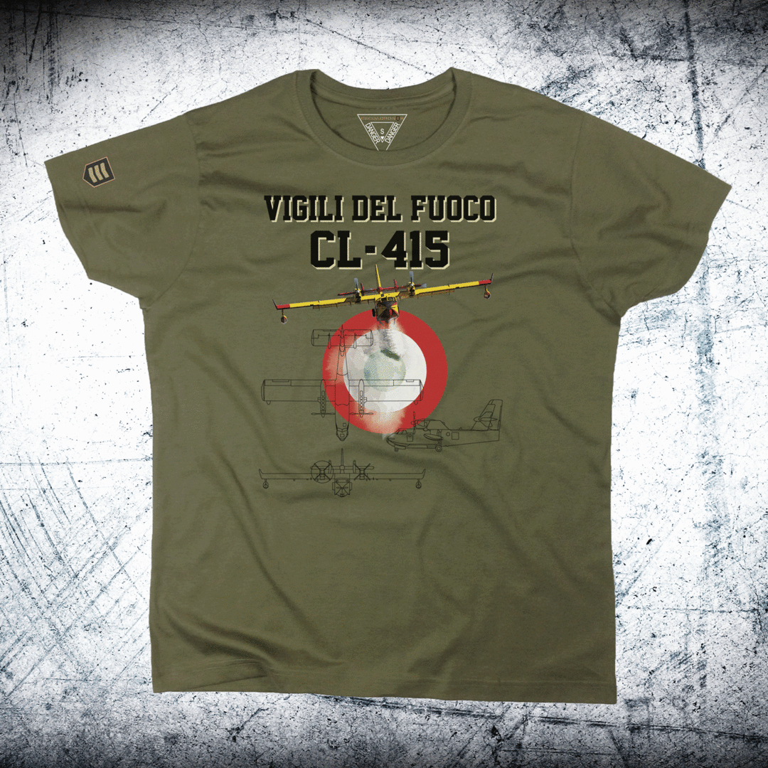 Camiseta ROUNDEL CL-415 VIGILI DEL FUOCO