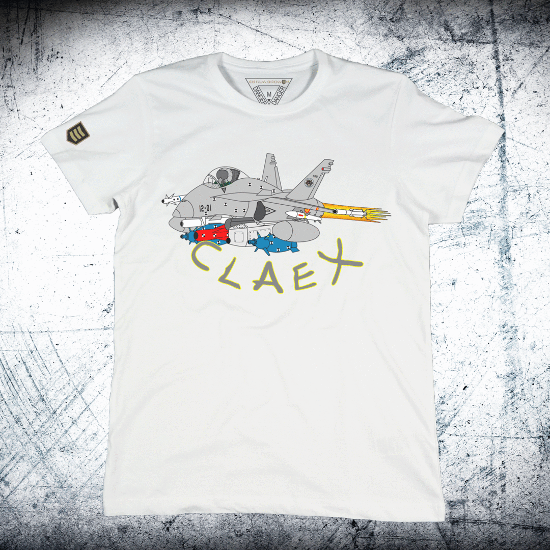 Camiseta infantil F-18 CLAEX