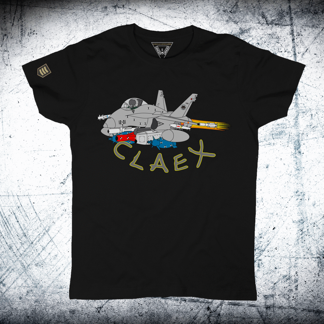 Camiseta infantil F-18 CLAEX