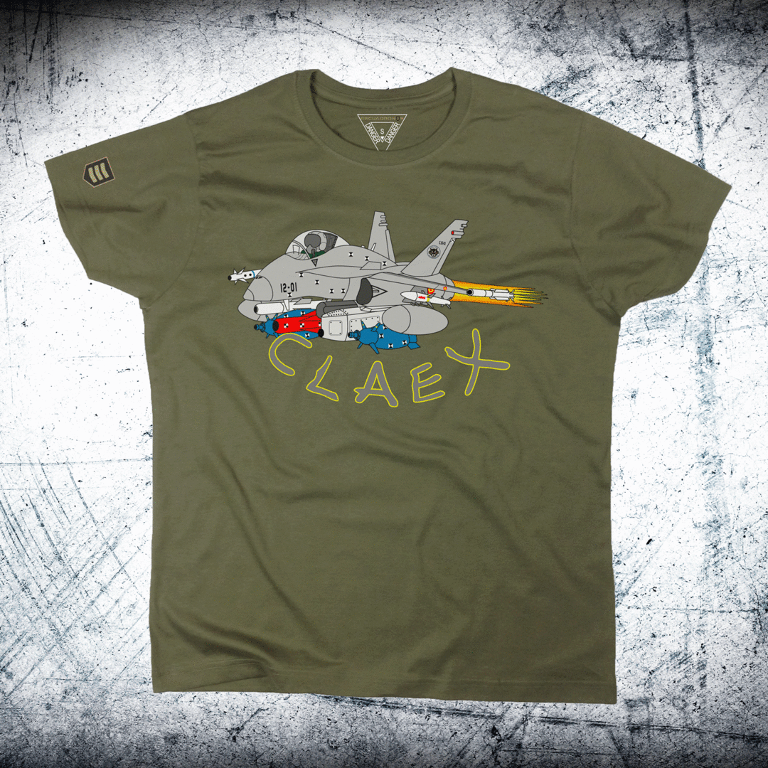 Camiseta infantil F-18 CLAEX