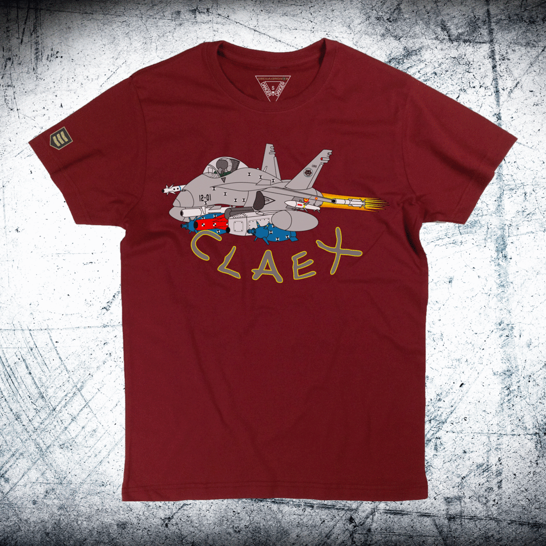 Camiseta infantil F-18 CLAEX