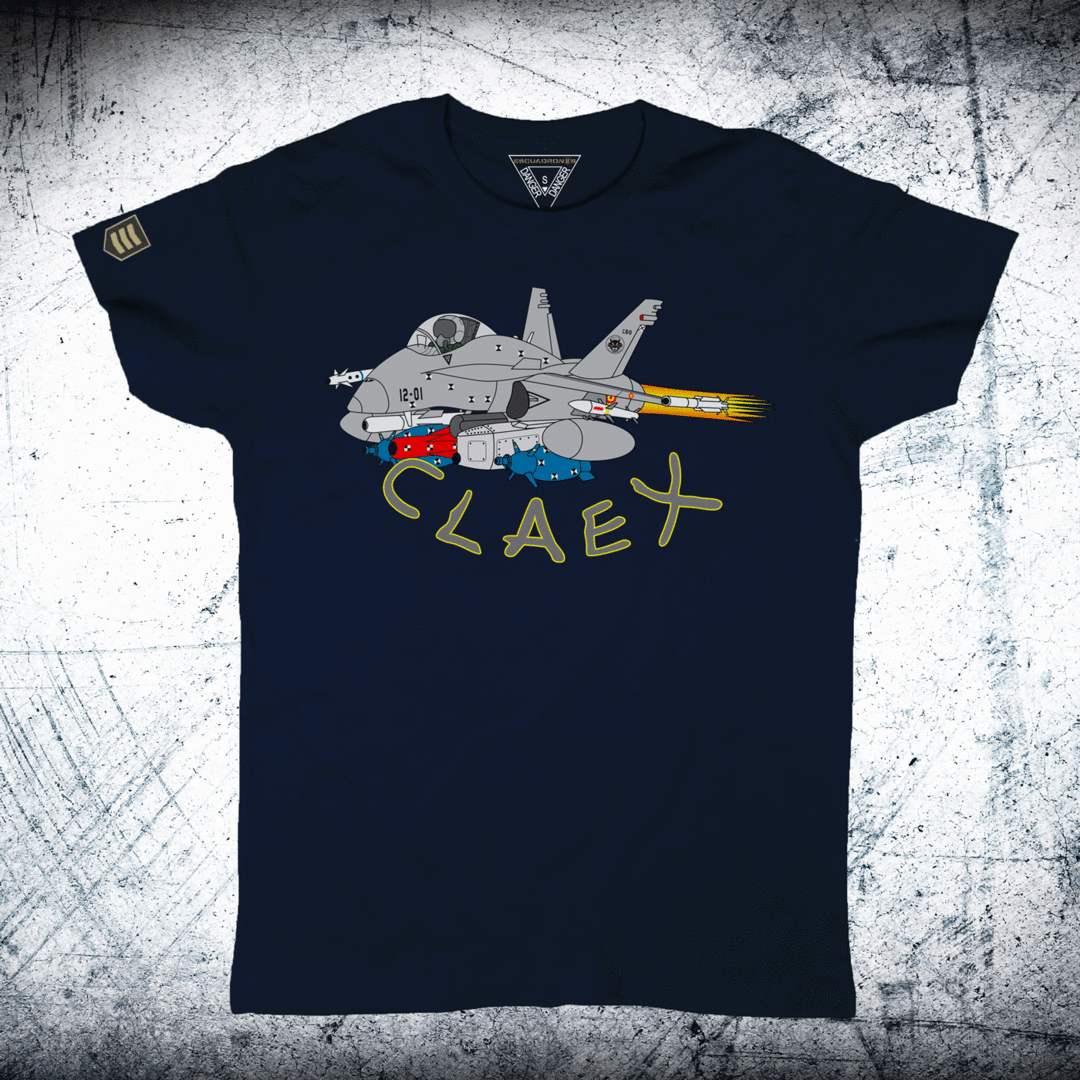 Camiseta infantil F-18 CLAEX