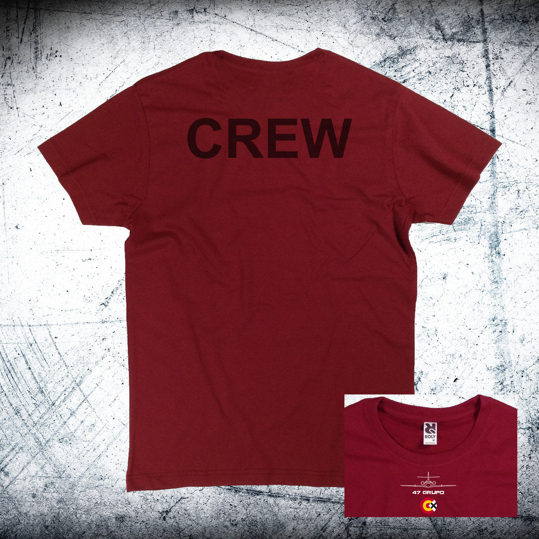 Camiseta 47 Grupo FALCON Diseño Trasera CREW